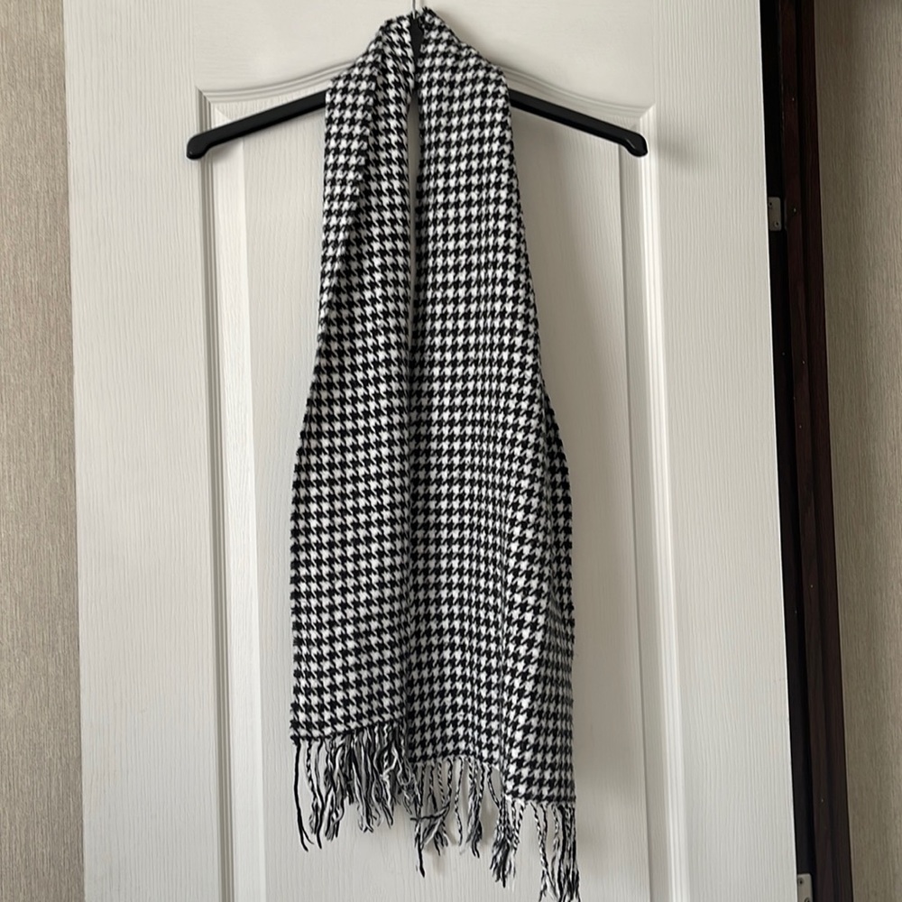 Scarf it is used a little fuzzy from being worn